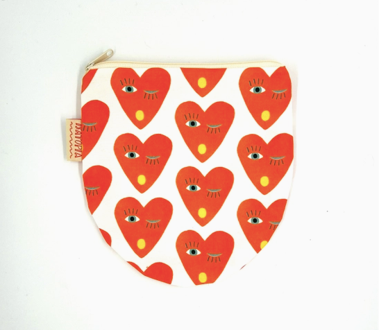Heart Face Pouch