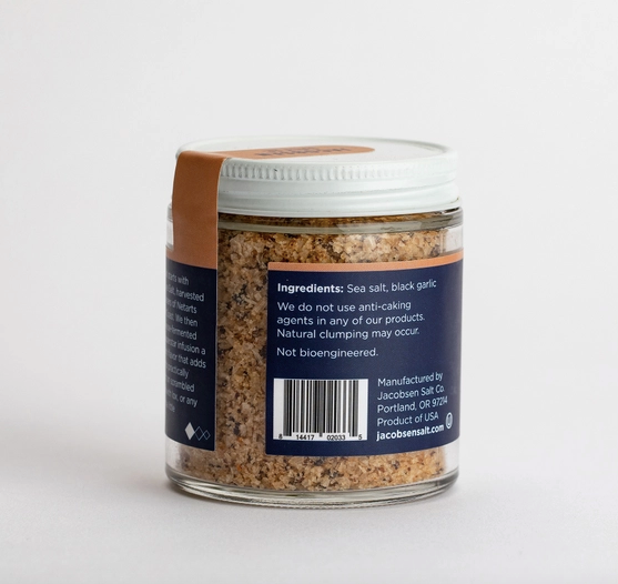 Black Garlic Infused Sea Salt