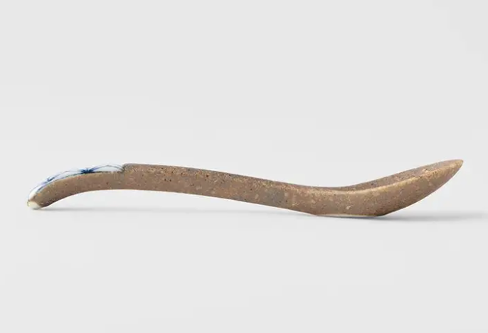 Japanese Bisque Spoons in Indigo Designs