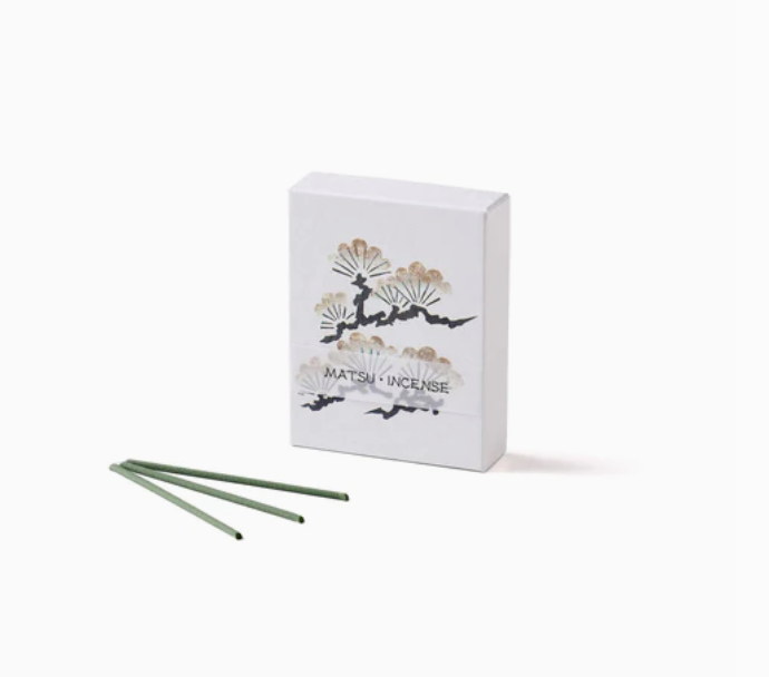 Japanese Incense Sticks in Matsu Pine