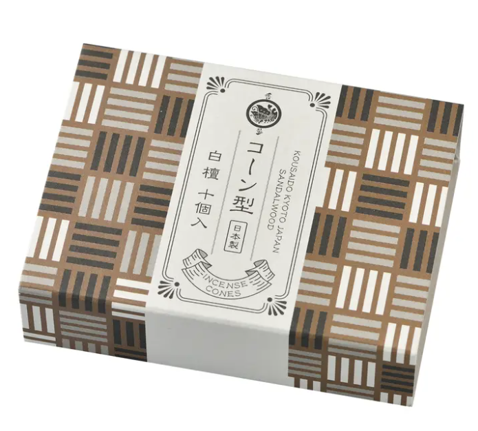 Japanese Cone Incense in Sandalwood