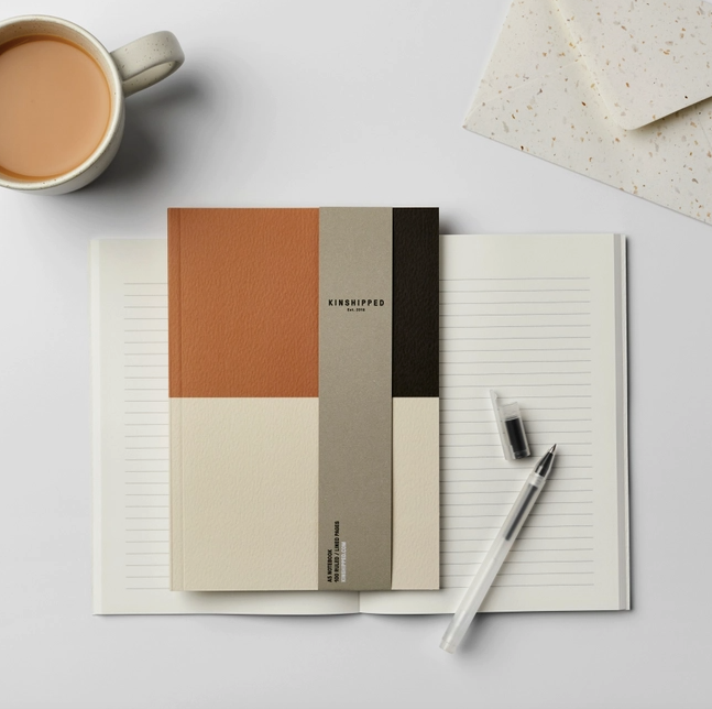 A5 Lined Notebook, Grid