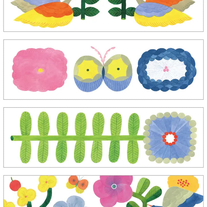 Kitta Portable Washi Decorative Tape in Sunlit Florals