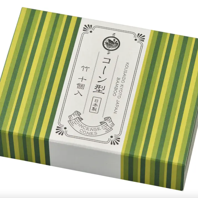Japanese Cone Incense in Bamboo