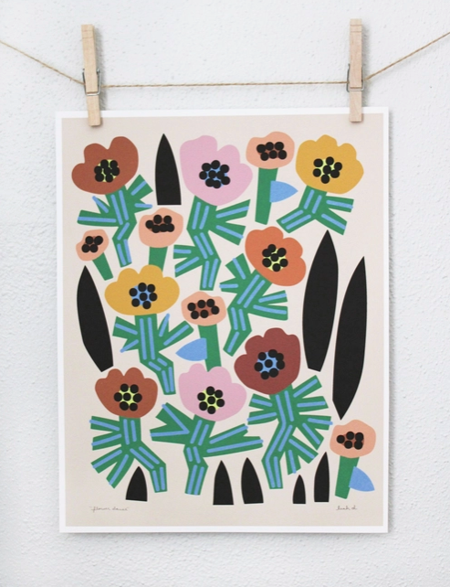 Flower Dance Art Print