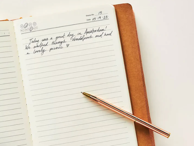 Leather Traveler's Journal in Speckled