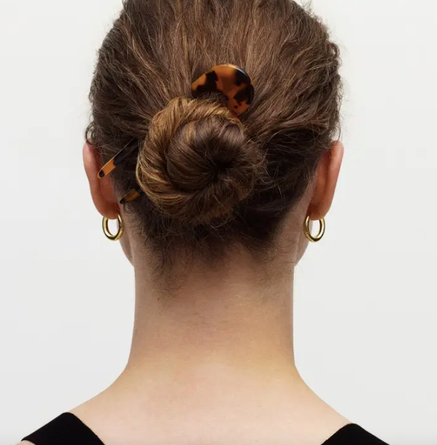 French Hair Pin in Poppy