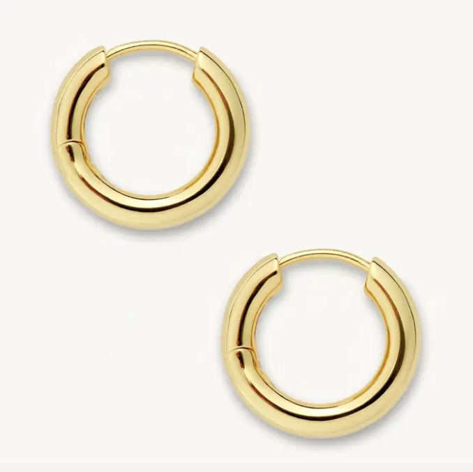 Petite Hoops in Gold