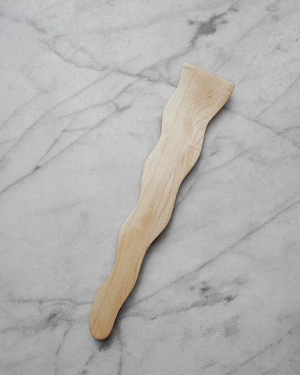 Wavy Spatula in Maple Wood