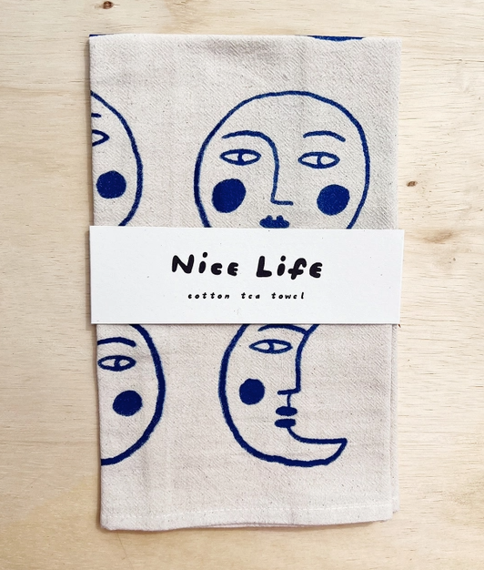 Moon Tea Towel