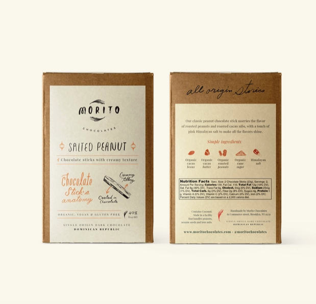 Salted Peanut Chocolate Sticks