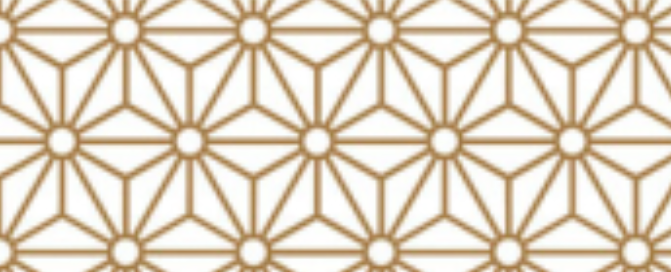 Asanoha Brass Washi Tape