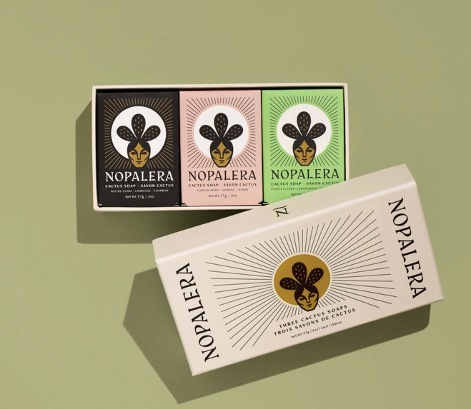 Nopalera Bath Soap Trio