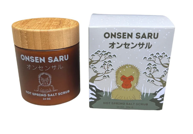 Onsen Saru Hot Spring Salt Scrub - オンセンサル