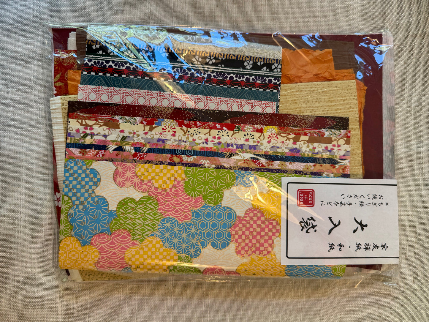 Japanese Washi Papers in Assorted Sizes