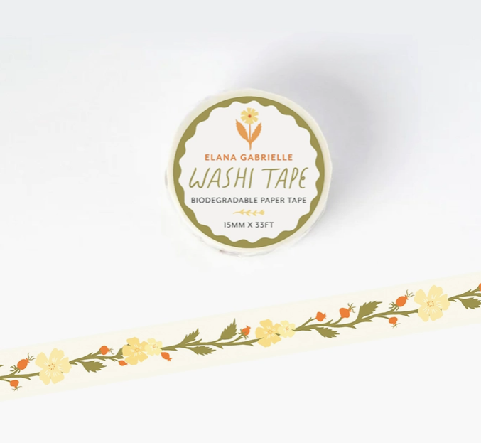 Rosehip Washi Tape