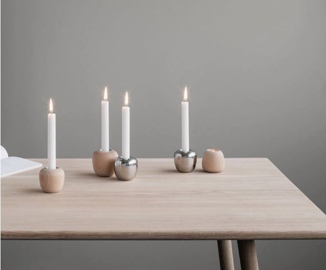 Ora Steel Candleholder