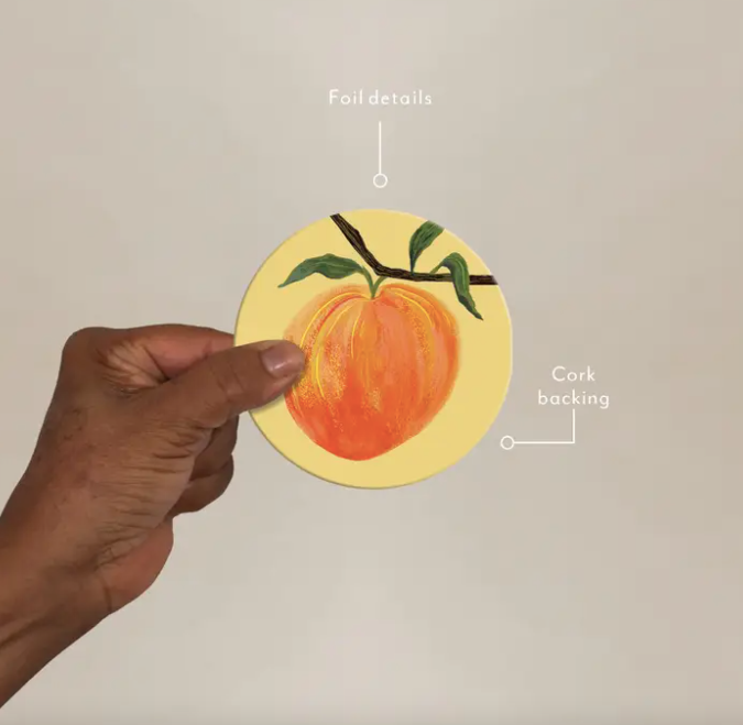 Peach Coaster Set