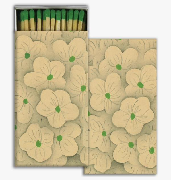 Snowball Flower Match Box