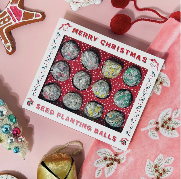 12 Days of Planting Christmas Seed Ball Set