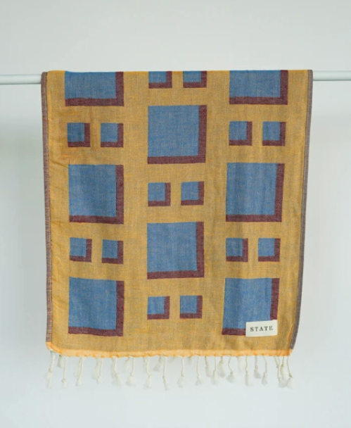 Blocks Turkish Hand Towel