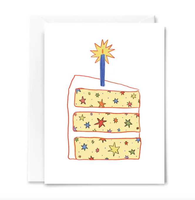 Funfetti Birthday Cake Card