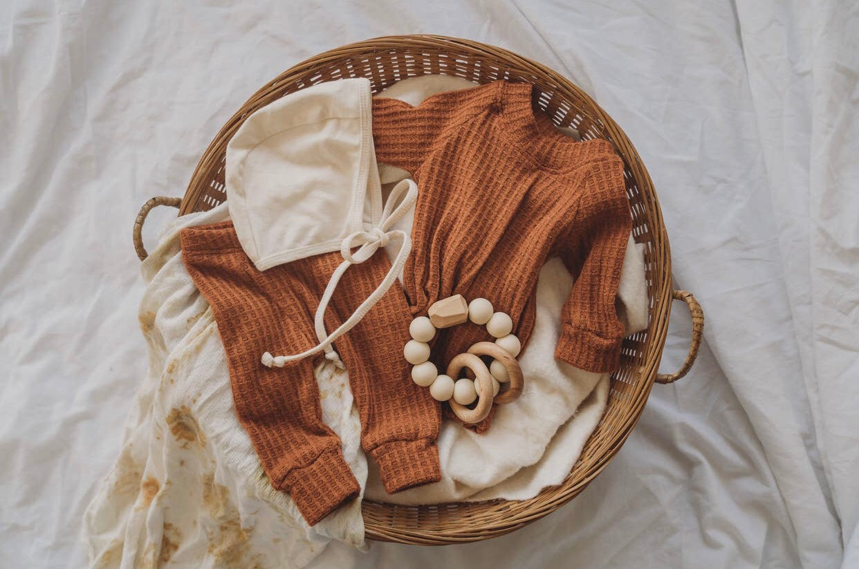 Teething Rattle, Sedona Wheat