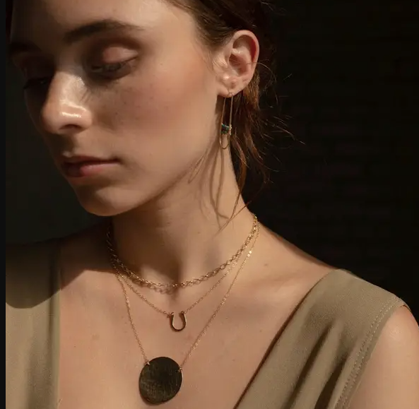 Lucky Charm Necklace in Gold