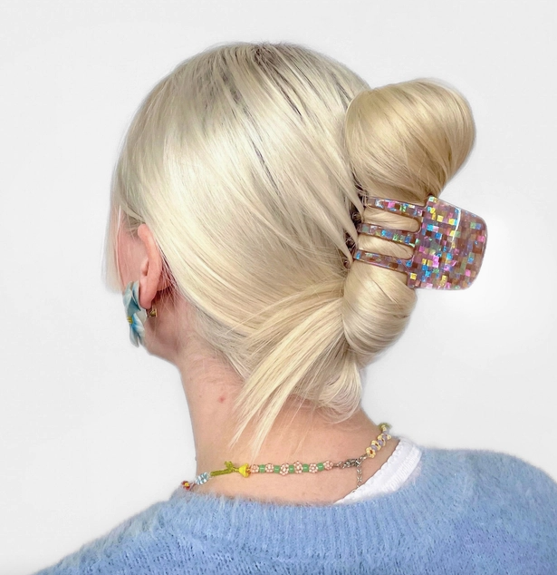 Ursa Hair Claw in Hazel Sparkle