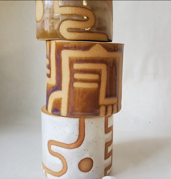 Wabi Sabi Planter in Beechnut