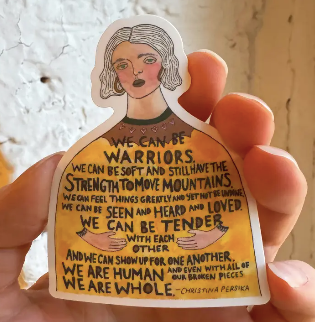 Warrior Woman Sticker
