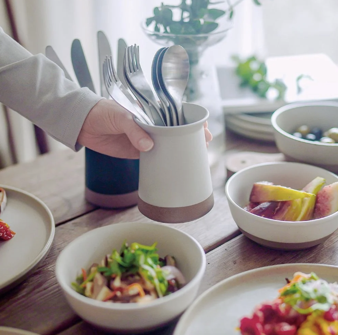 KINTO Cutlery Holder in White