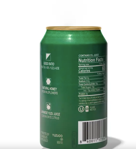 Green Tea Yuzu Ade