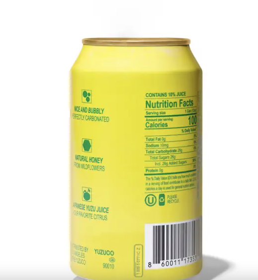 Sparkling Yuzu Ade