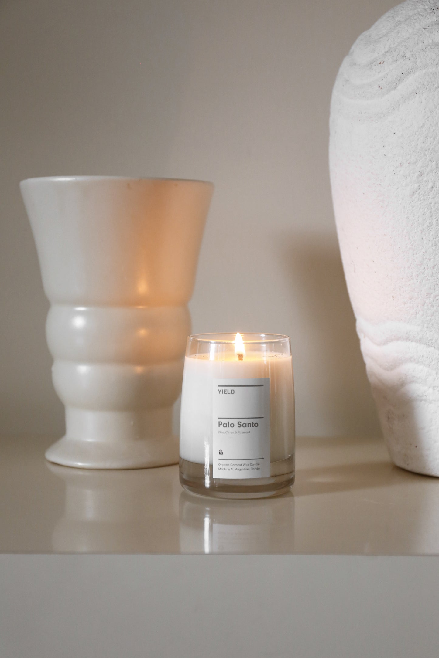 Palo Santo Glass Candle