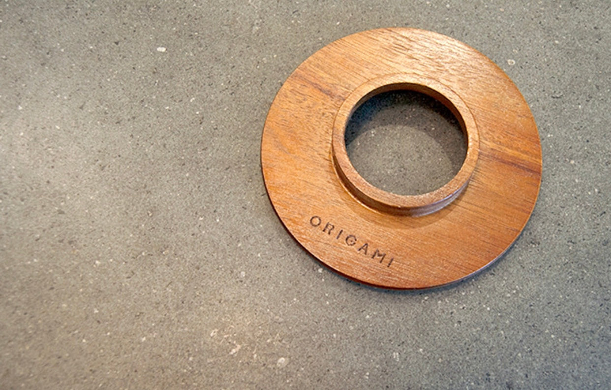 Acacia Wood Pour Over Holder