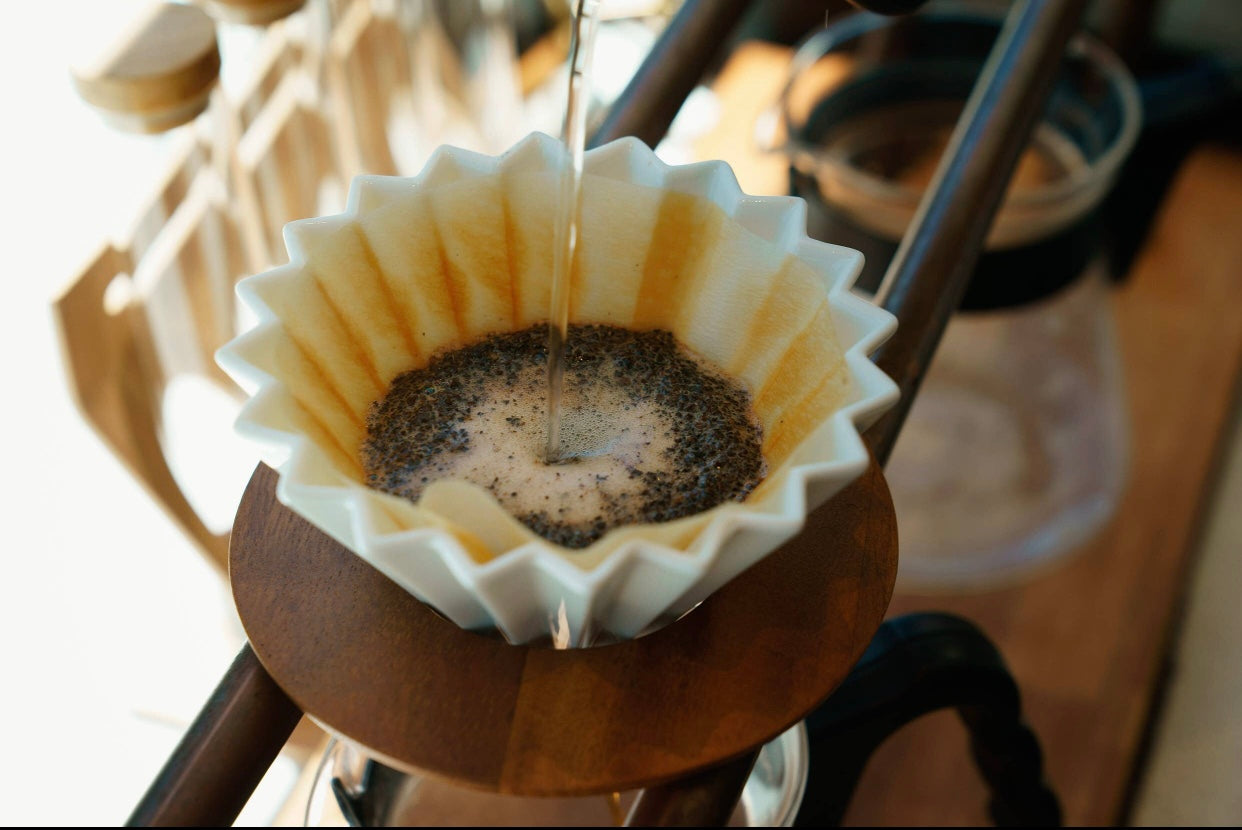 Acacia Wood Pour Over Holder