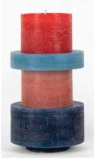 Candl Stacks- Red/Blue