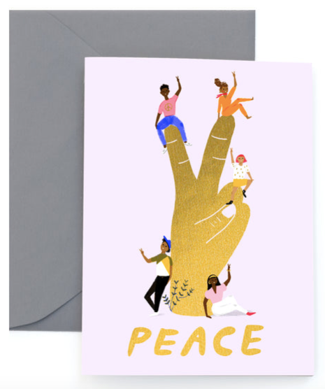 Peace Sculpture Holiday Greeting Card Box Set