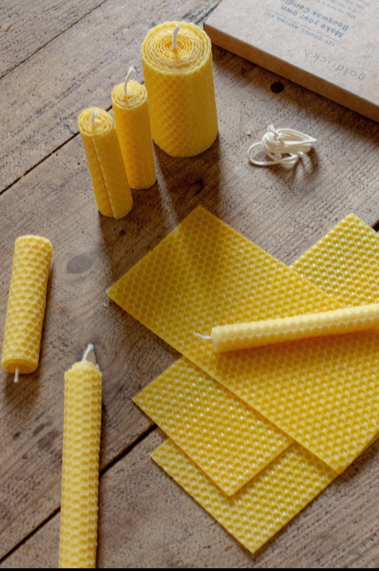 Beeswax Candle DIY Kit
