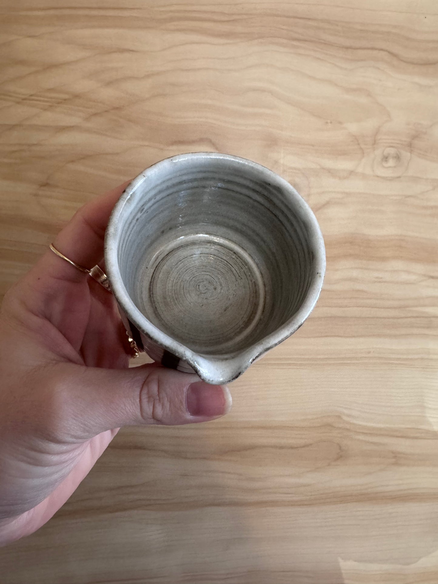 Espresso Pitcher in Black Stripe