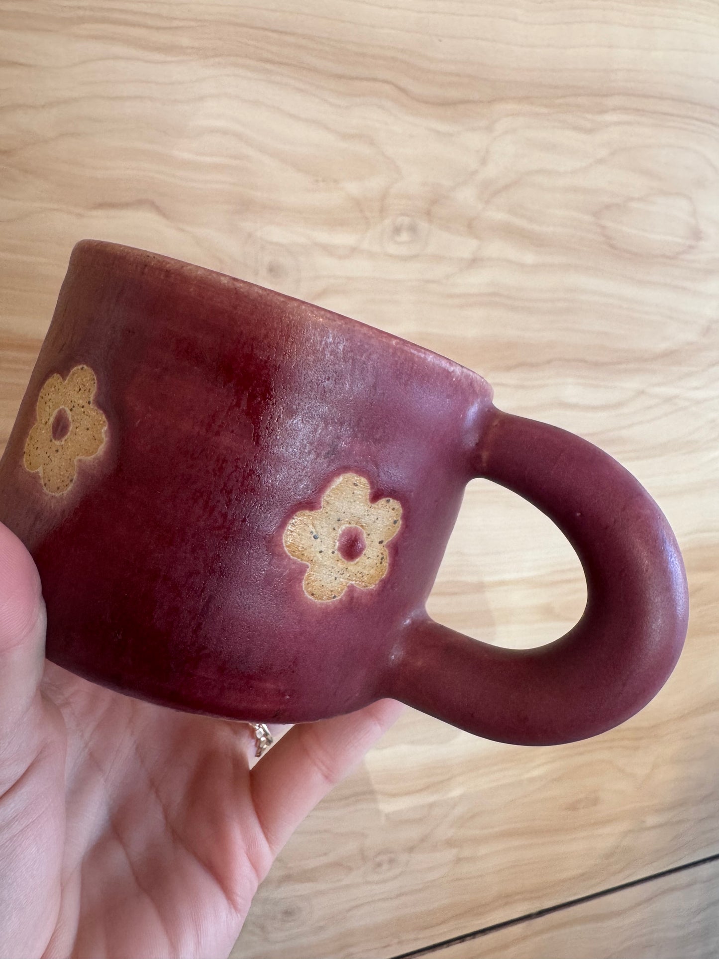 Cranberry Daisy Mug