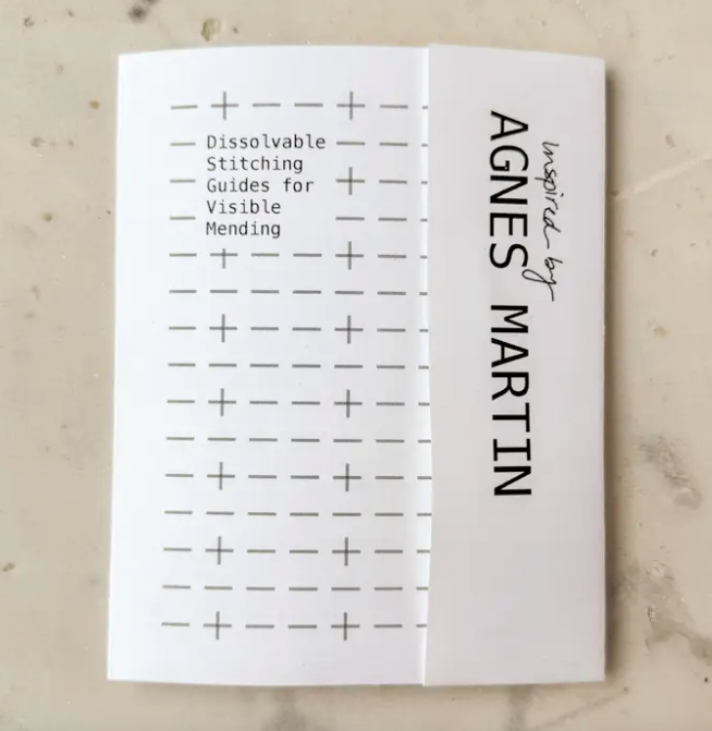 Agnes Martin Mending + Embellishment Transfers