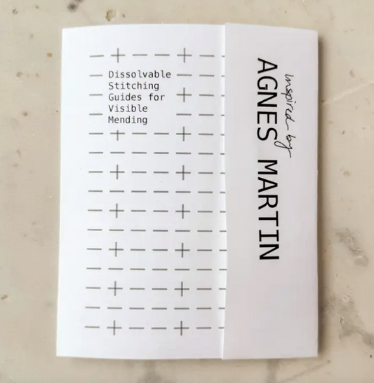 Agnes Martin Mending + Embellishment Transfers