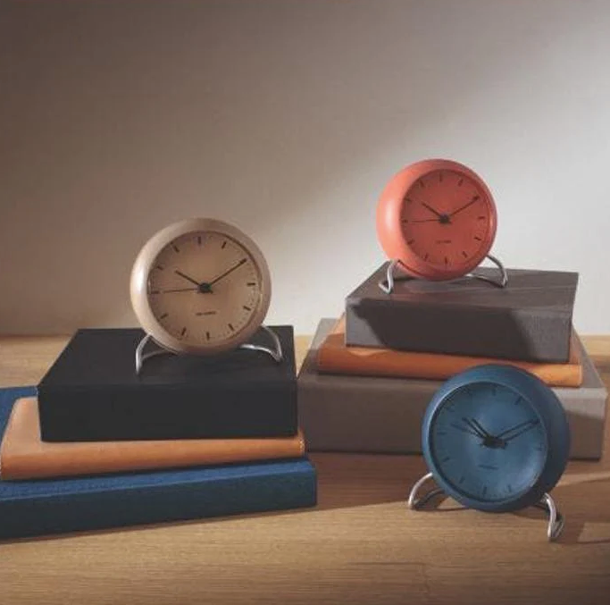 City Hall Alarm Clock in Pale Orange