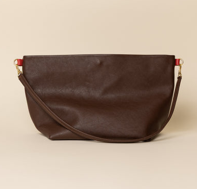Big Sister Bucket in Mahogany Leather