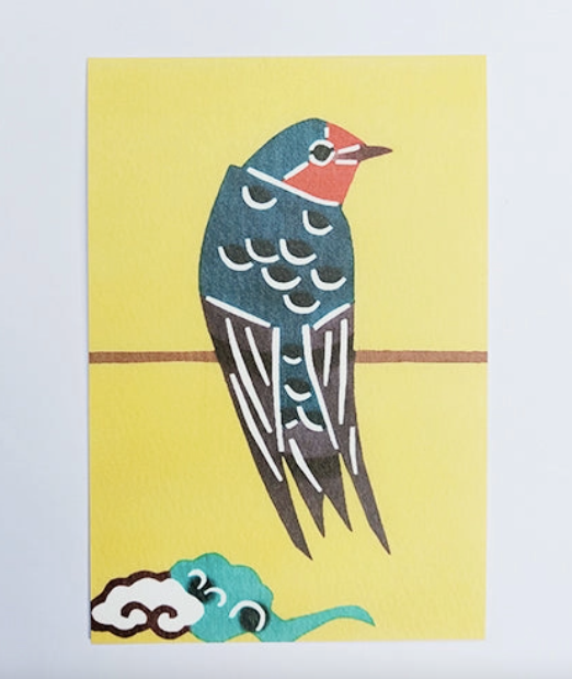 Okinawan Postcard in Pacific Swallow
