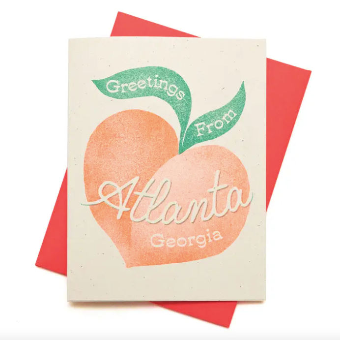 Greetings from Atlanta Greeting Card
