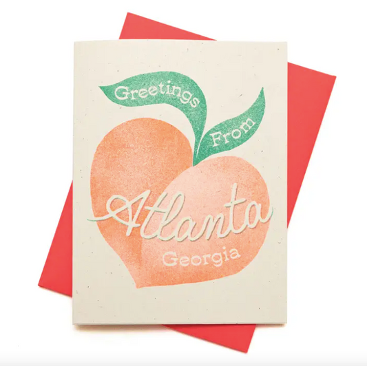 Greetings from Atlanta Greeting Card