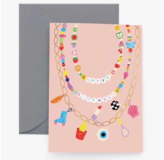 Festival Beads, Birthday Card